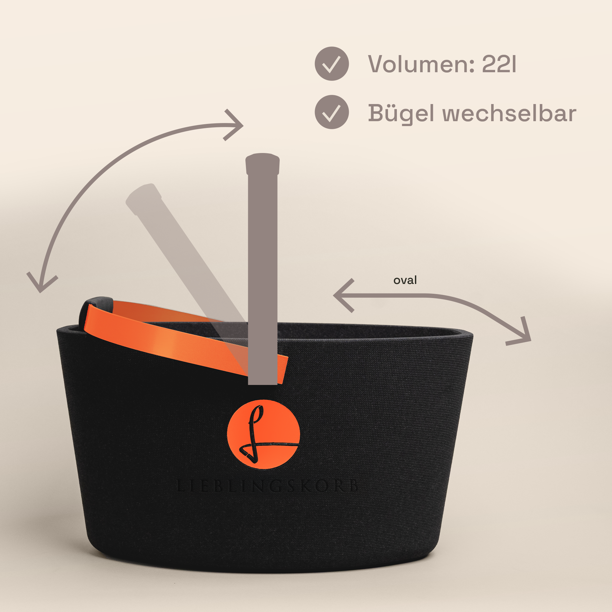 Original black lachsorange