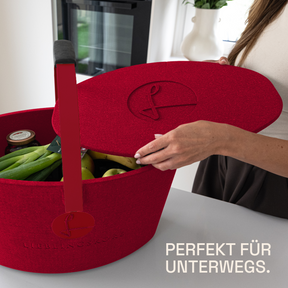 LIEBLINGSKORB Red Original weinrot