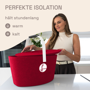LIEBLINGSKORB Red Original reinweiß