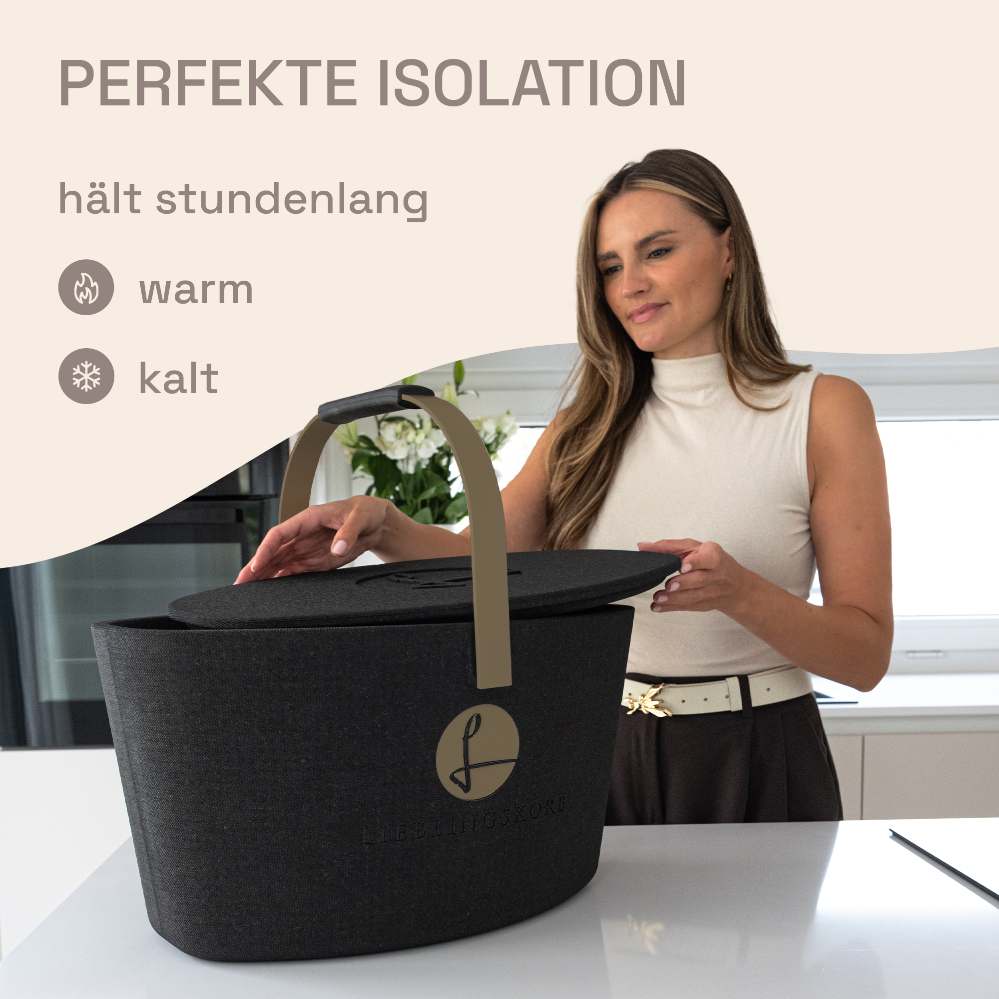 Basic deep black champagner